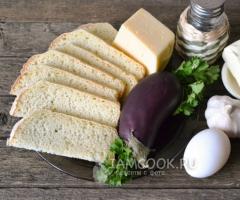 Delicious eggplant and tomato sandwich - recipe