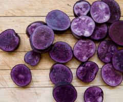 Purple potatoes: description of varieties