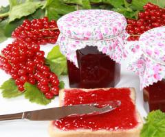 Blackcurrant jam (five-minute, jelly)